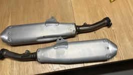 2x Auspuff Schalldämpfer Honda crf 250 r