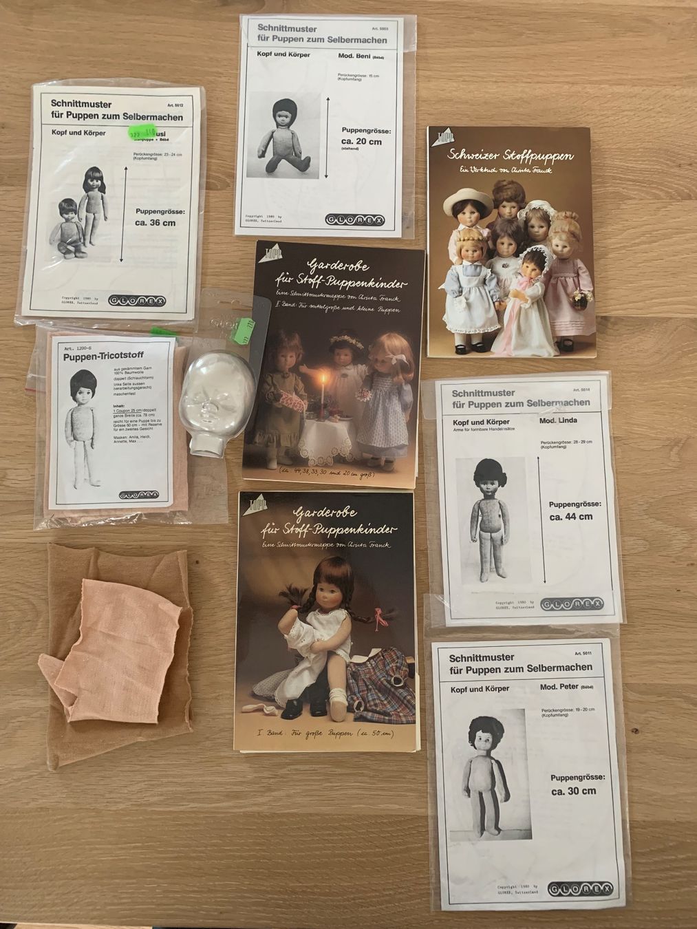 Patrons: Schnittmuster Stoffpuppen – D'occasion à Seengen par anro25