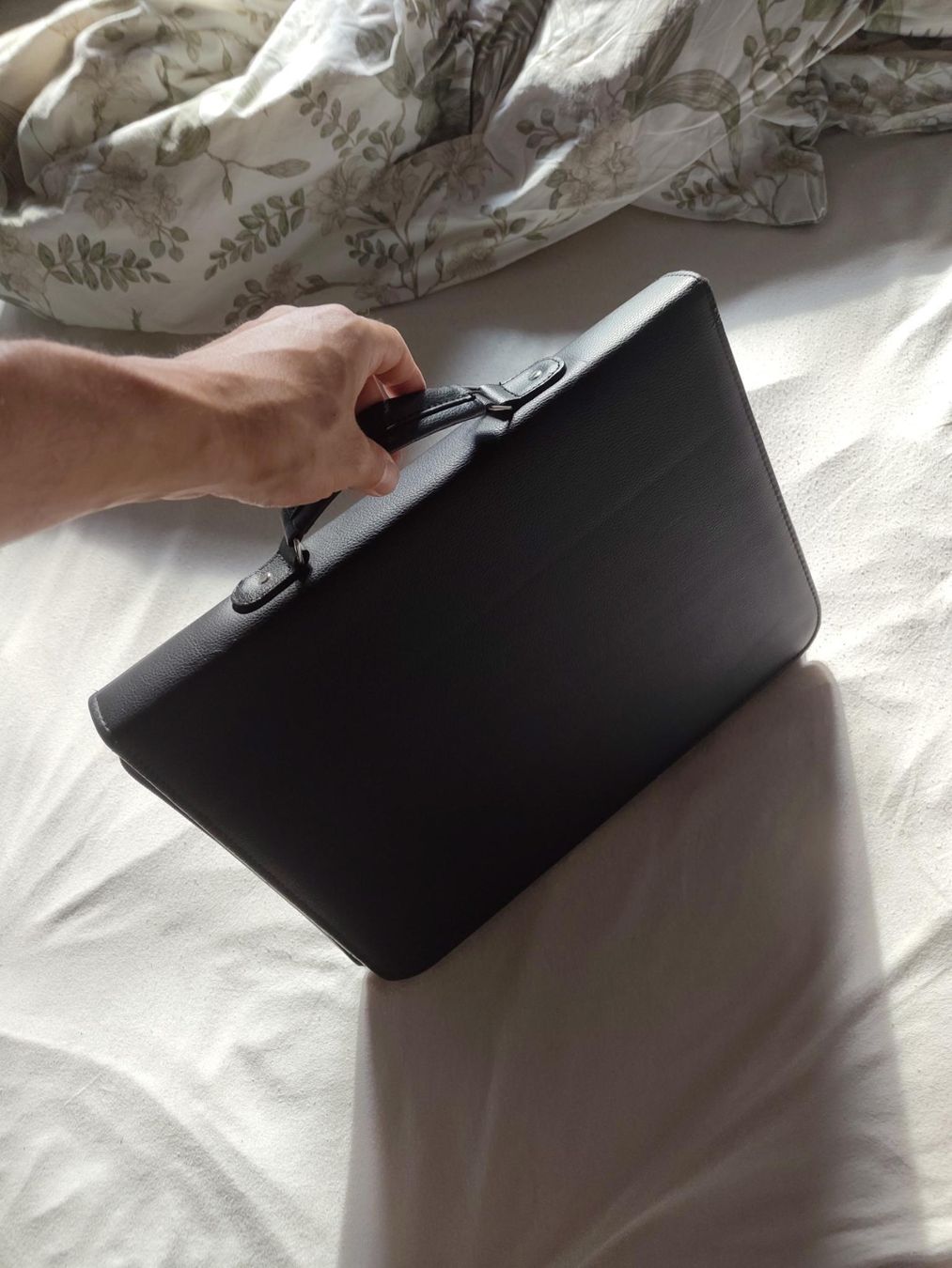 Valigie & Borse: Faux-leather document folder / conference portfolio – Usato da Capolago venduto da Bomberz
