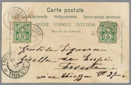 1900, LINEARE/STAB-0 BOSCO LUGANESE+0 BIOGGIO, SU 2 x Z/65B