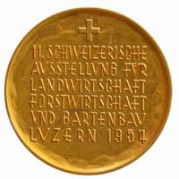 Medaille 11. Landwirtschaftsausstellung in Luzern 1954
