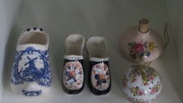 Keramik-Sammelstücke: Tischdeko-Schuhe und Duftdosen
