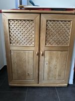 Schrank Kiefer massiv Landhausstil BHT ca. 61.5x111.5x95cm g