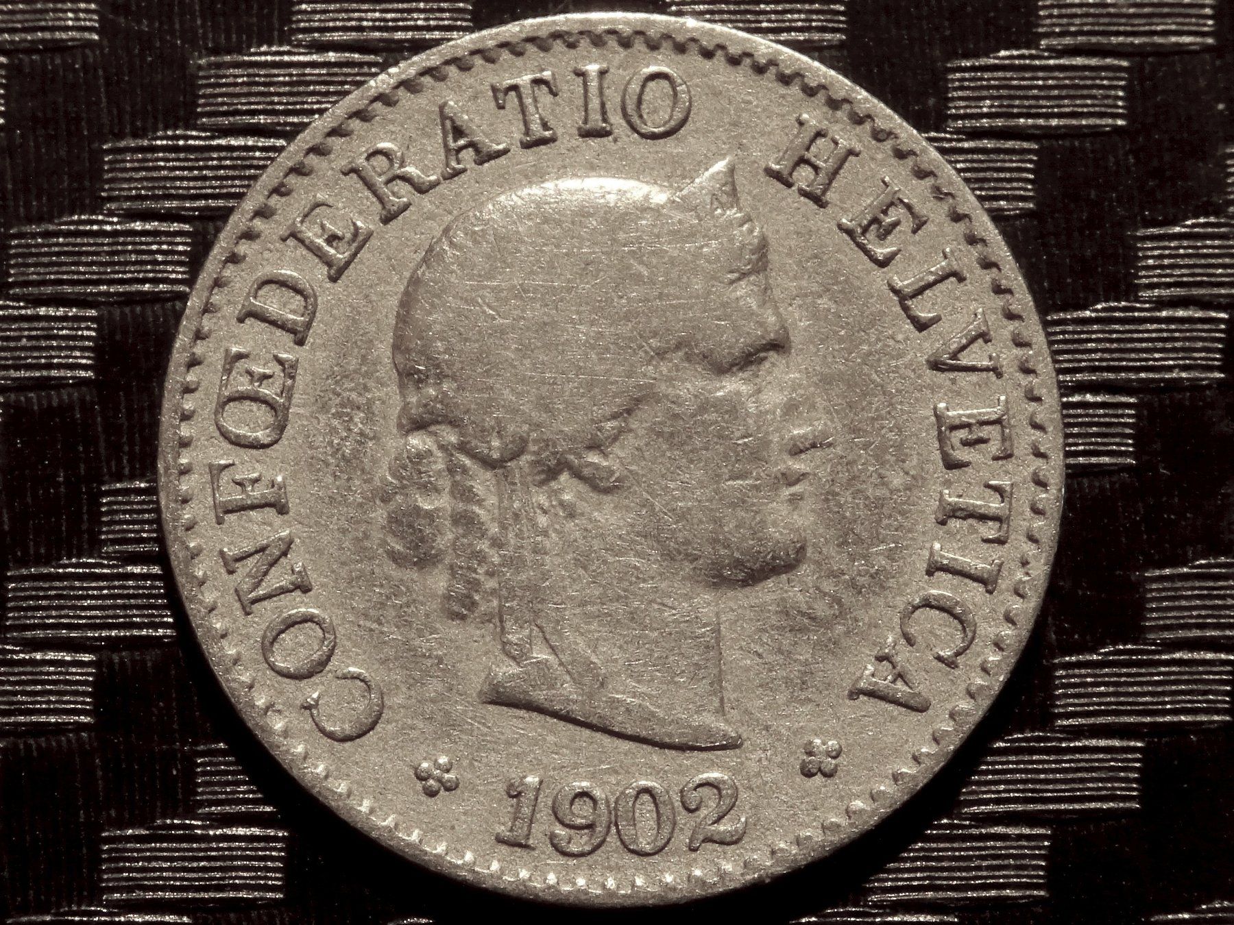 Tutti le monete: 1902 - 5 cts. 1.00 Mio.!!! 1.92gr! – Usato da Courgenay venduto da ZubR237