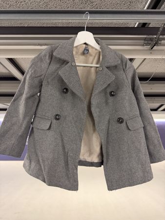 Zara Kids Mantel grau gefüttert 