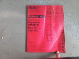 Oldtimer Renault R10 R 10 Werkstatthandbuch R 1190 / 1192