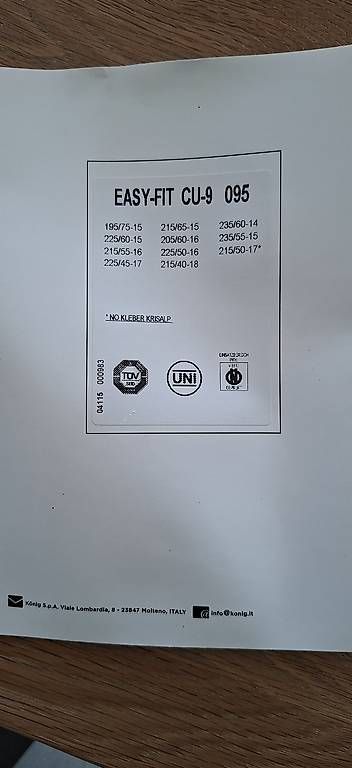 Catene da neve: Schneeketten EASY-FIT CU-9 095 – Usato da Wengi b. Büren venduto da mar_y75x 2