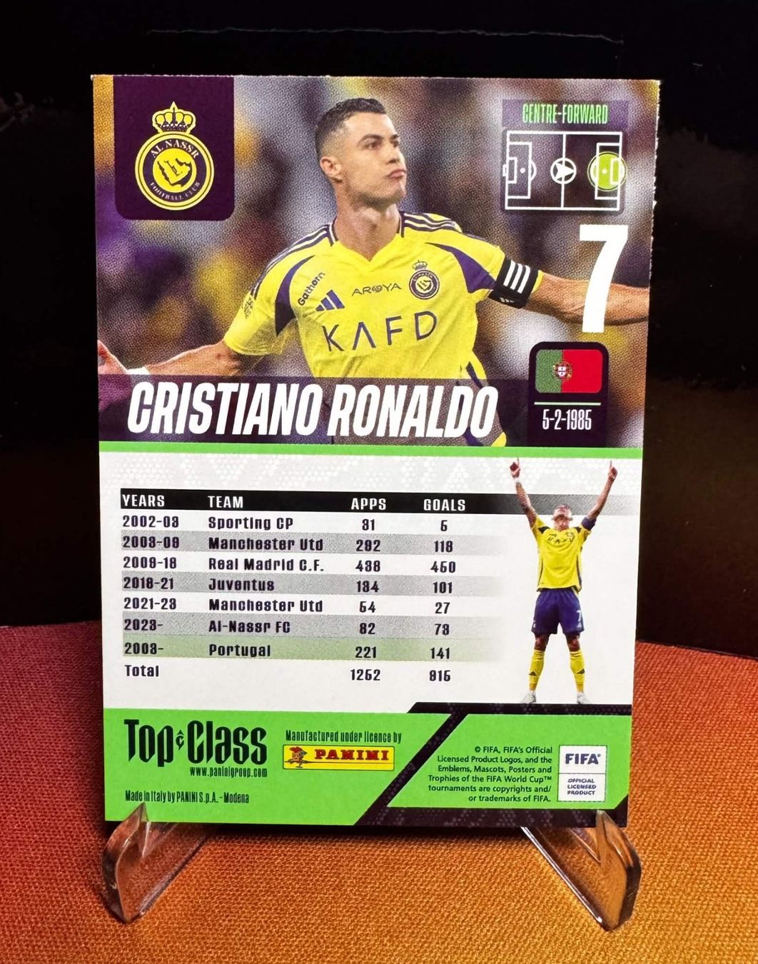 Panini Sammelbilder & Trading cards: Cristiano Ronaldo / Panini Top Class 2025 / Masterclass – Neu (gemäss Beschreibung) aus Berneck von GL-Tradingcards 1