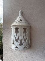 Windlicht für Hauswand weiss vintage