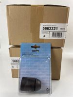 8 x Lampenfassungen E27 glatt sz - schwarz