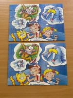 Elmex Puzzle Kinder Zahnpflege Motiv Affe Katze Wal WERBUNG