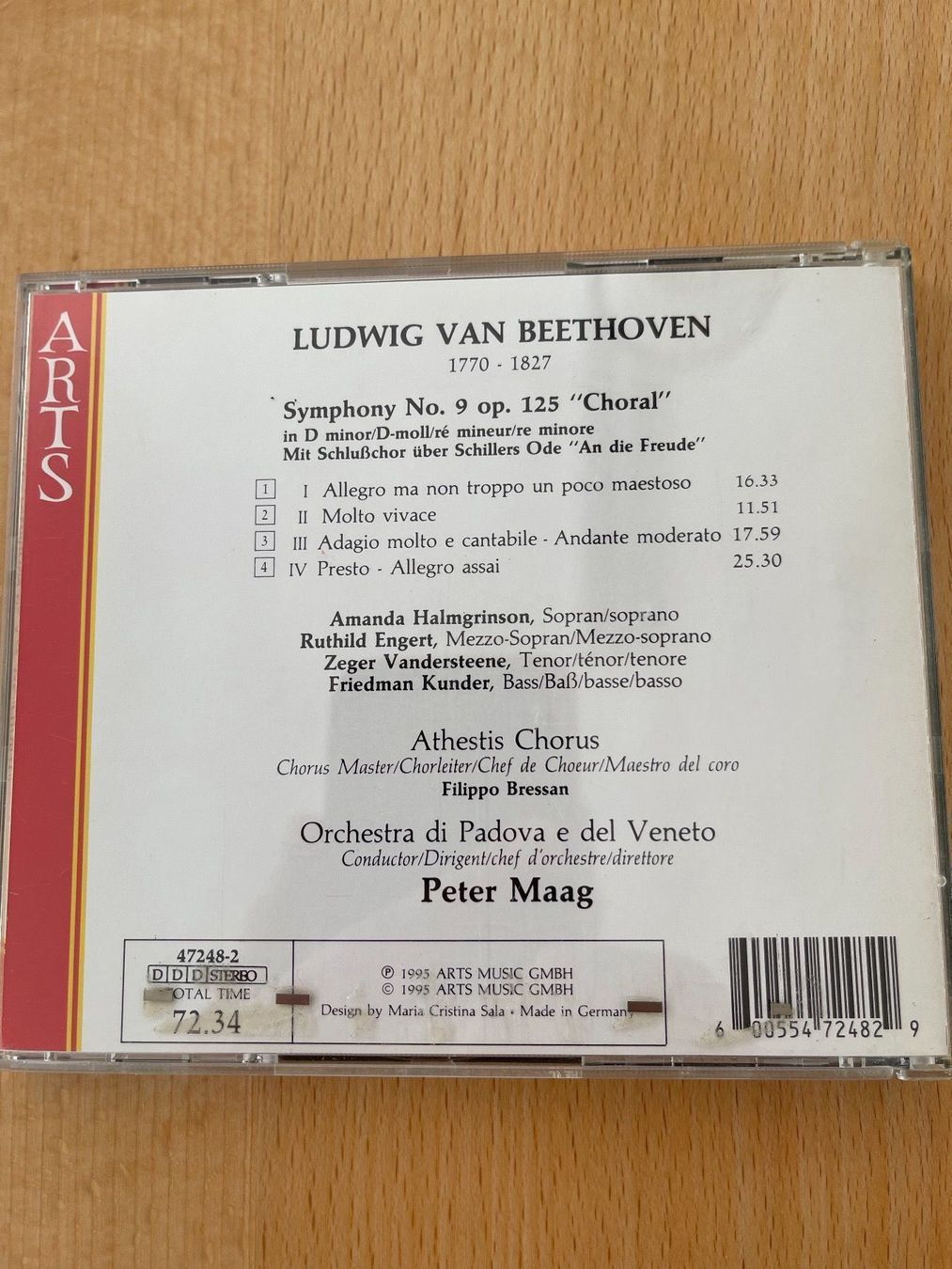 CDs: Symphony No.9 von Athestis Chorus – Gebraucht aus Rüti ZH von alumedien 1