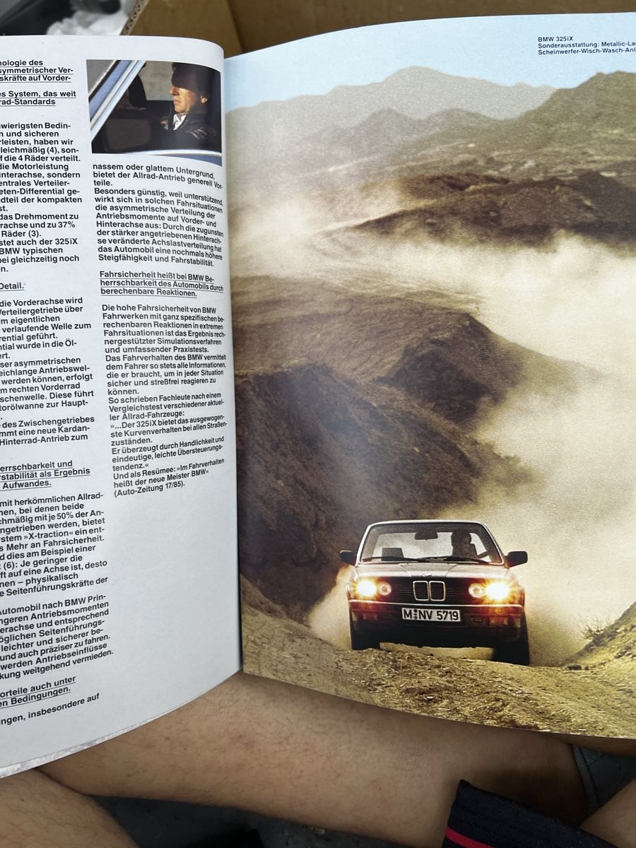 BMW Documenti: Alter BMW 325ix Kat Prospekt – Usato da Wettingen venduto da NickInc 4