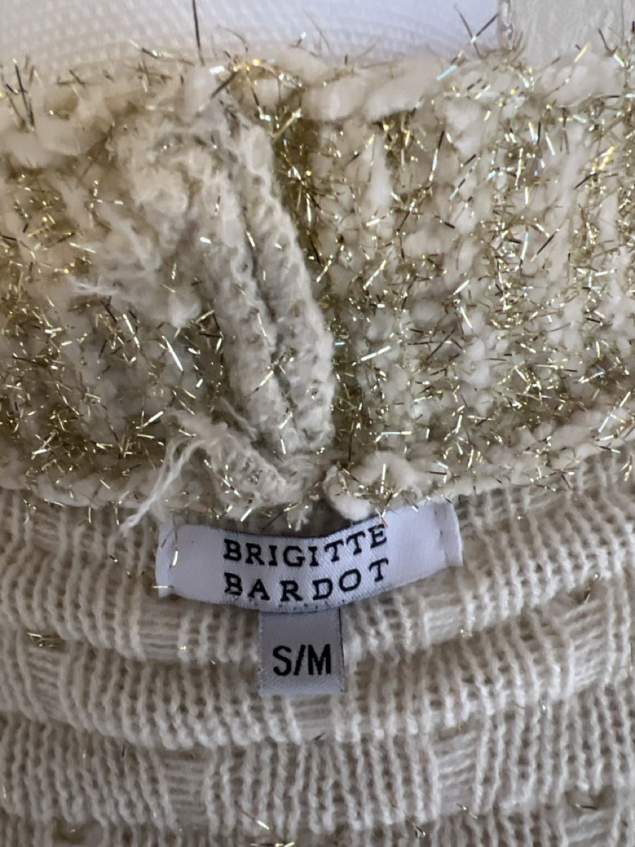 Giacche: Brigitte Bardot Strickjacke, S/M, creme-gold – Usato da Linden venduto da Annelie12 5