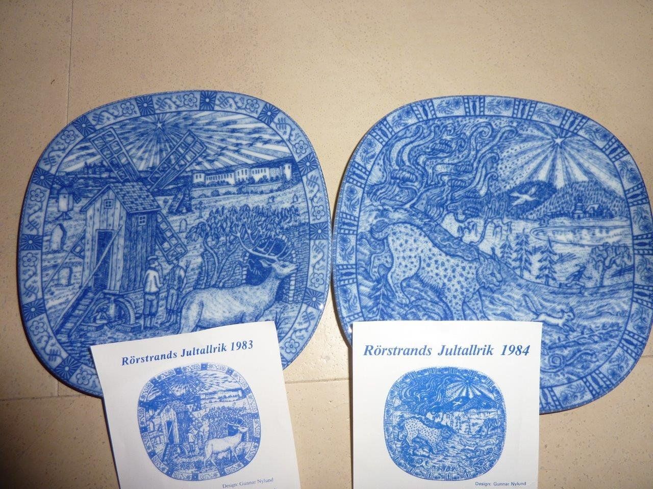 Assiettes: Rörstrands Sammlerteller – Neuf (Voir description) à Villmergen par verme 2