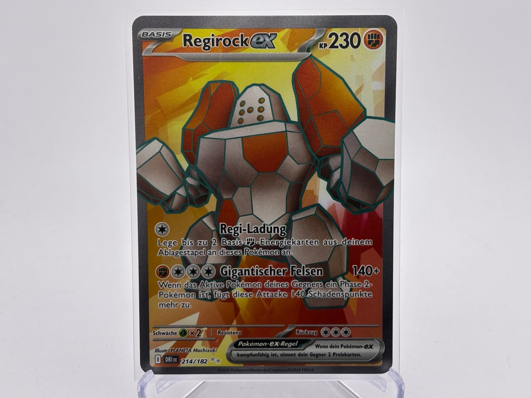 Pokémon Carte collezionabili: Ewige Rivalen - Regirock ex  (DRI 214) - DE – Nuovo (secondo la descrizione) da Allschwil venduto da Bullach