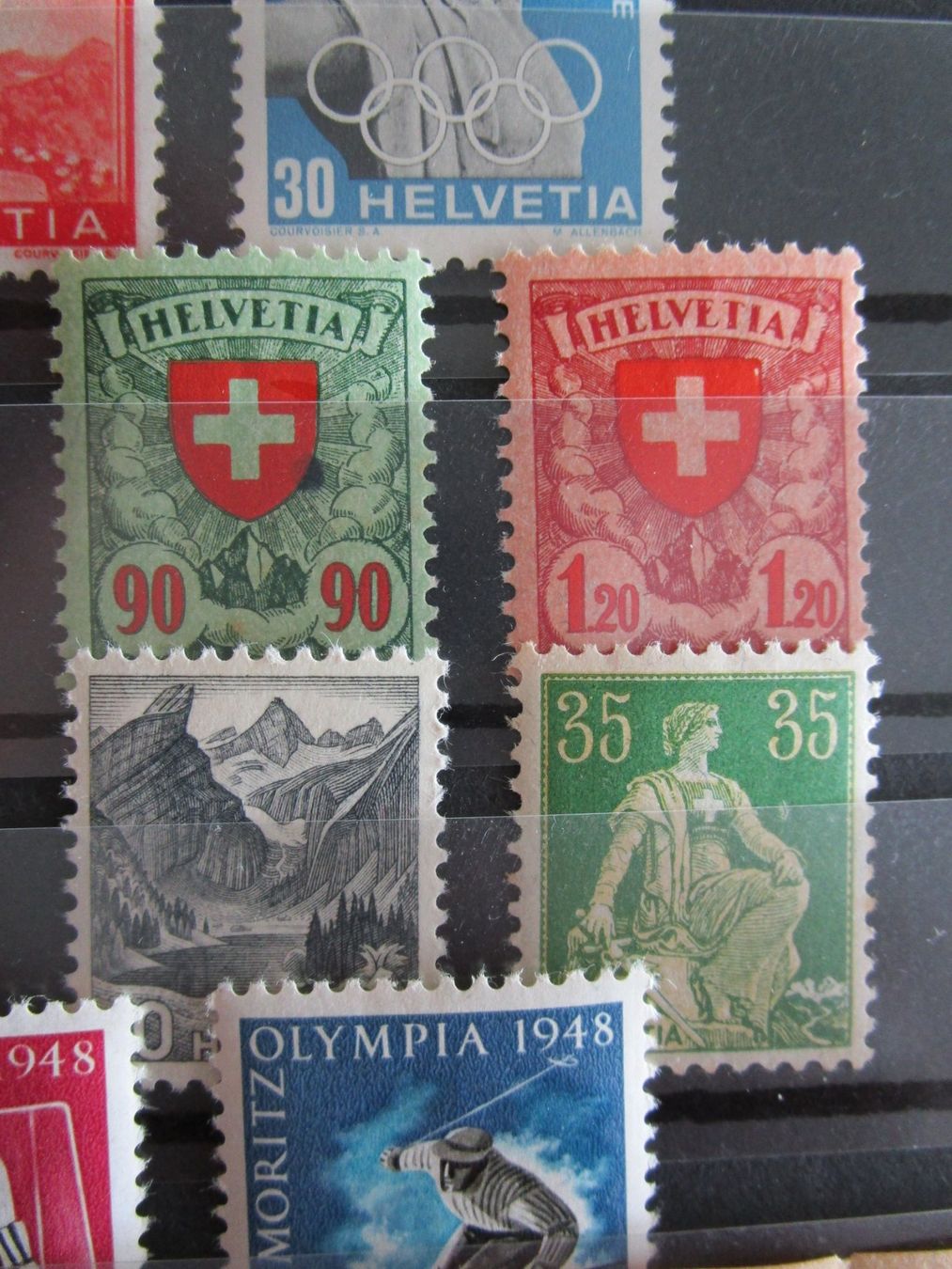 Tutti i francobolli: Ab 1907: LOT postfrische ** CH Marken – Usato da Rubigen venduto da Menthe 2