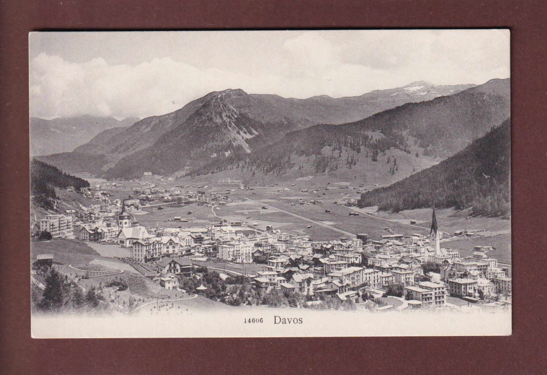 Cartoline postali: DAVOS – Usato da Pully venduto da nicecards