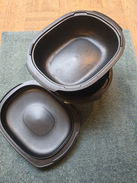 Tupperware Ultra Plus Topf, 3.5L + 2,1 L Schwarz (Gebraucht) in Arbon ...