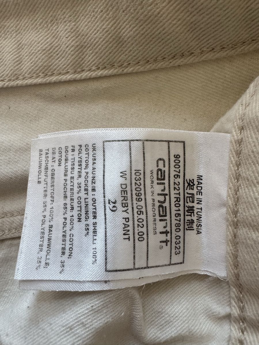 Carhartt Jeans: Carhartt WIP Derby Pant M – Usato da Zürich venduto da kat_ww7d 3
