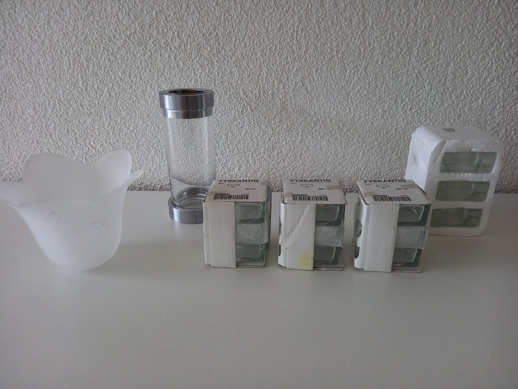 Kerzenständer: Verschiedene Teelichthalter aus Glas – Gebraucht aus Obernau von Corolli