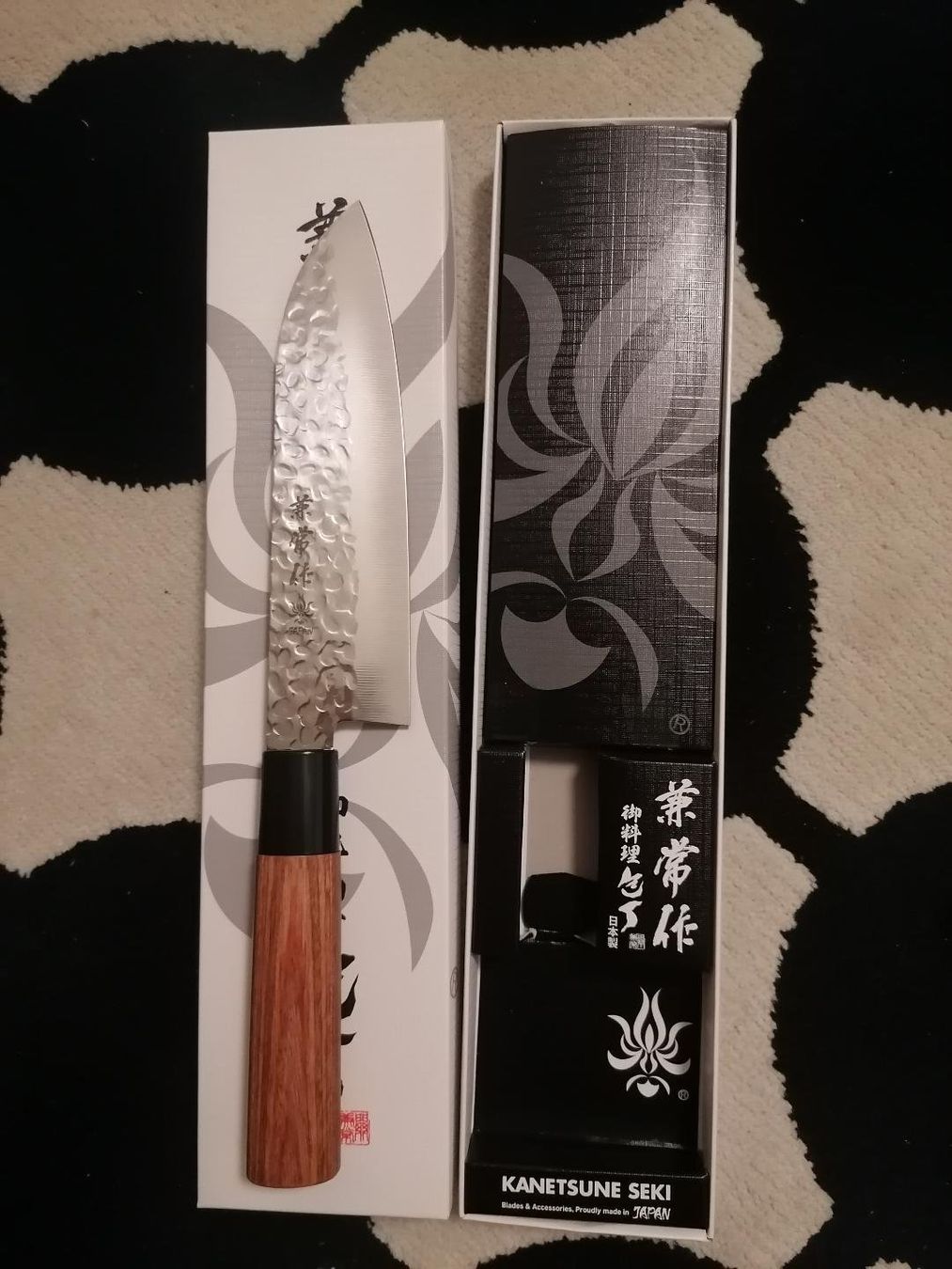 Küchenmesser: Kanetsune Santoku DSR-16K 165mm – Gebraucht aus Schlieren von adyy1980