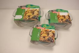 Pyrex Classic 3 Stk.  Auflaufformen rund 1.0/ 1.5/ 2.5 Liter