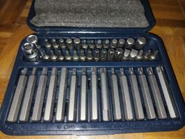 46tg Bitset Bitsatz Bitbox Vielzahn Steck Torx Innen Sechska