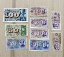 Schweizer Banknoten Set, 5. Serie, Top Zustand