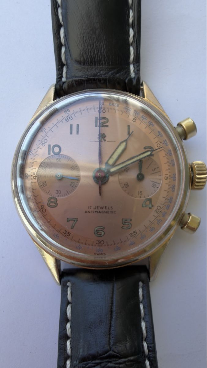 Swiss Orologi: Schweizer Chronograph Uhr 38 mm  – Usato da Zürich venduto da Fidel59
