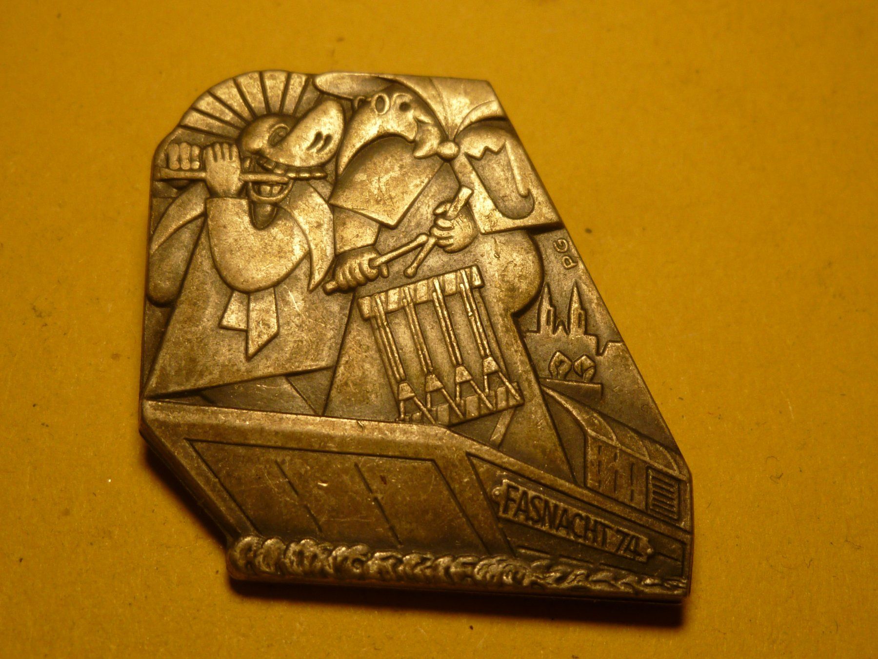 Plaketten & Abzeichen: BASEL 1974 SILBER – Gebraucht aus Ried (Muotathal) von Mandarin02