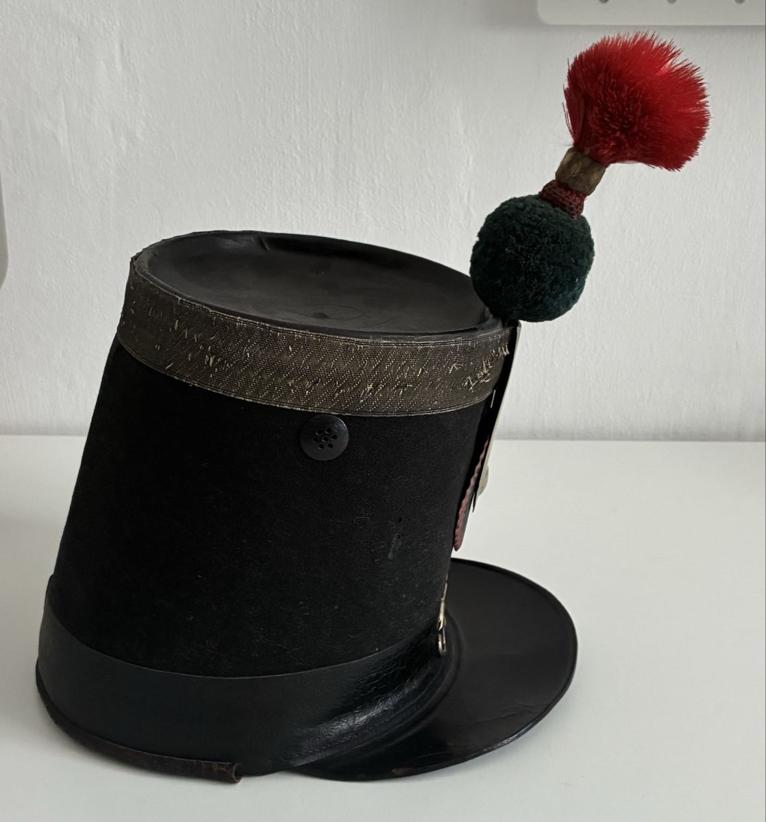 Schweizer Armee Uniformi: Tschako Bern 1842 Offizier – Usato da Gutenswil venduto da Antiques77 4