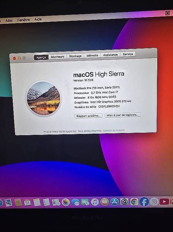 Apple Notebook: MacBook Pro 13| i7| 8Go| SSD 240Go| Microsoft Office – Usato da Renens VD venduto da MTD2211 6