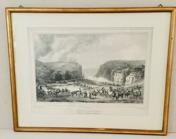 🟡 Napoleonica Litho-Passage de la Sprée-Champ de bataille