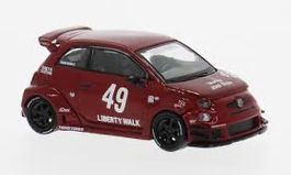 FIAT 595 ABARTH LB #49 ROT 1:64 MINI GT