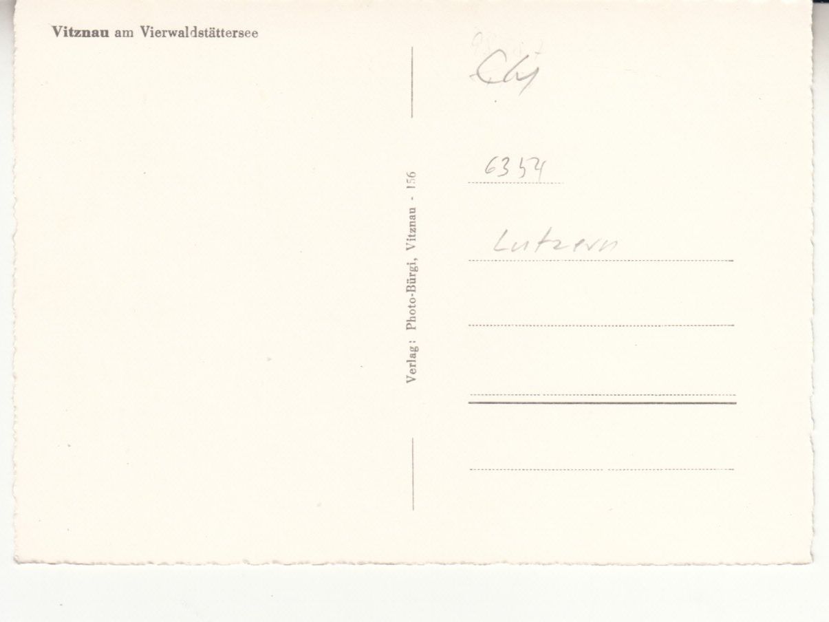 Ansichtskarten: Vitznau ca. 1950 – Gebraucht aus Bürglen TG von StampGraf 1