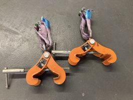 2x KITO Plattenklemme Bauklammer
