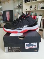 Nike Air Jordan 11 Low "Bred" 2015" Grösse 42,5