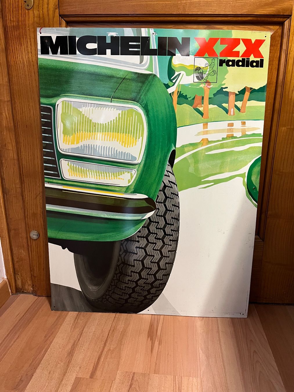 Michelin Schilder: Michelin XZX Blechschild – Gebraucht aus Erlinsbach von Stu-ff 2