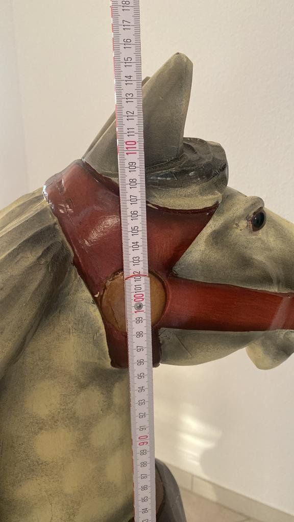 Skulpturen & Statuen: sehr dekoratives, altes Holzpferd – Gebraucht aus Dagmersellen von Arcticsnow2017 6