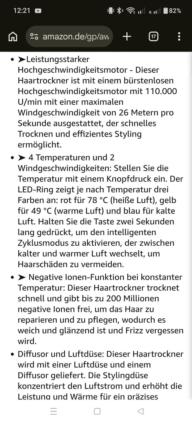 Föhn: Haartrockner Vasip mit Diffusor  – Gebraucht aus Aadorf von NadjaNightmare 8