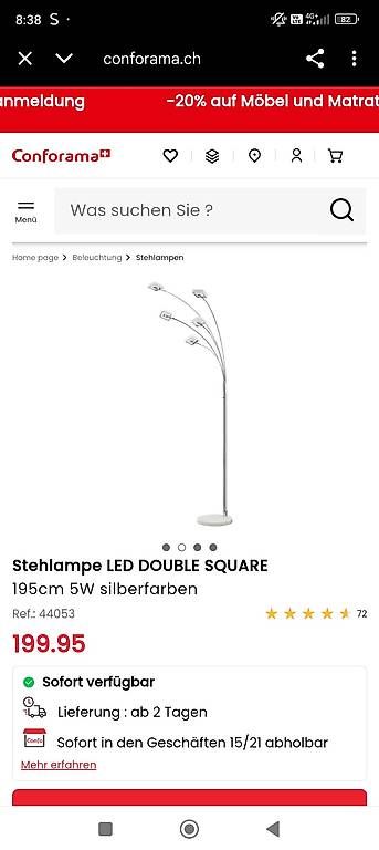 Lampade: Stehelampe – Usato da Schlieren venduto da Graziagra 1