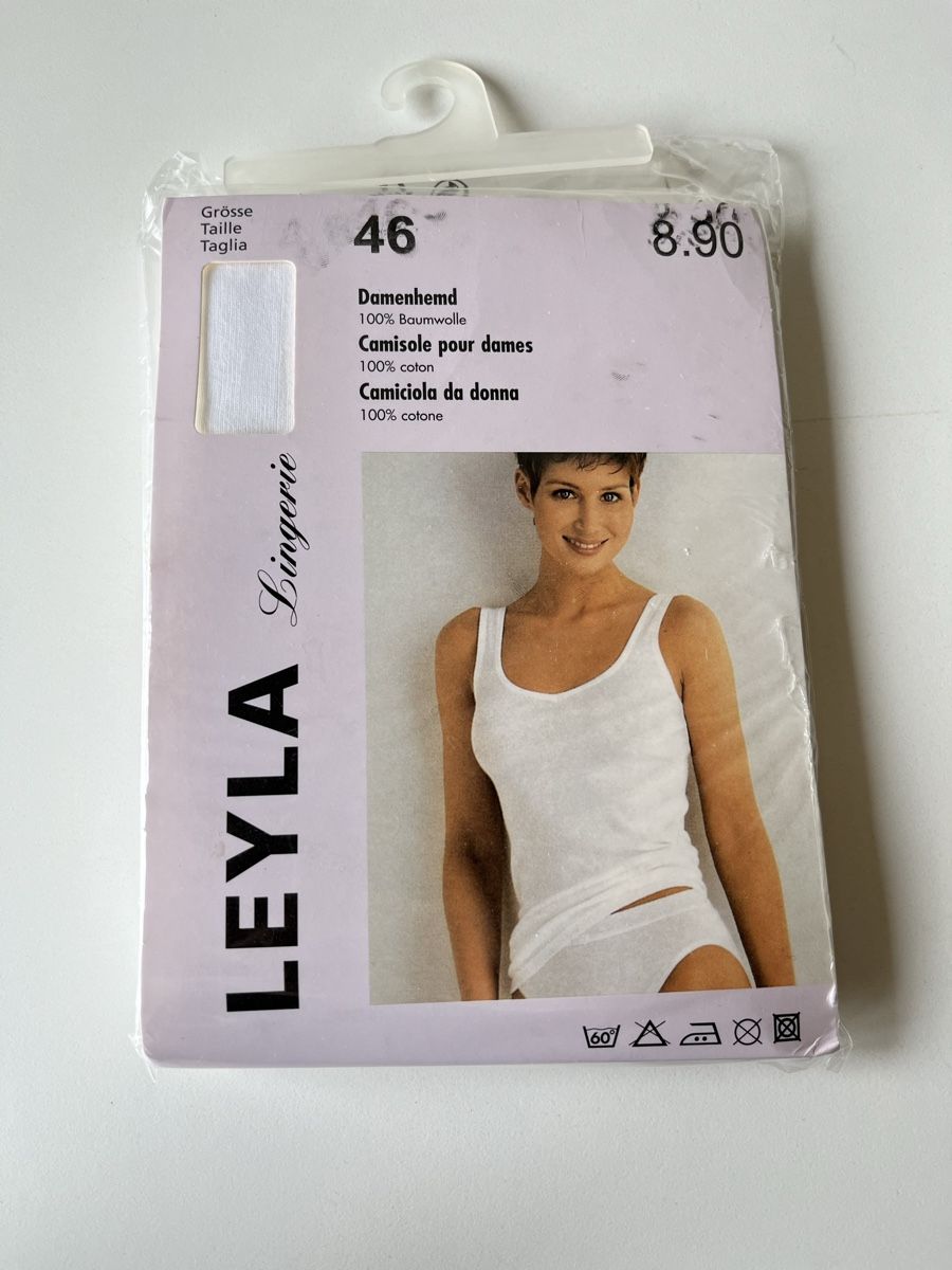 Migros Altra biancheria intima: Leyla weisses Unterhemd Grösse 46 – Nuovo e nell'imballaggio originale da Ins venduto da Baj