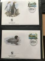 Neuseeland 1993 Satz WWF Vögel Pinguin Ente Taube FDC
