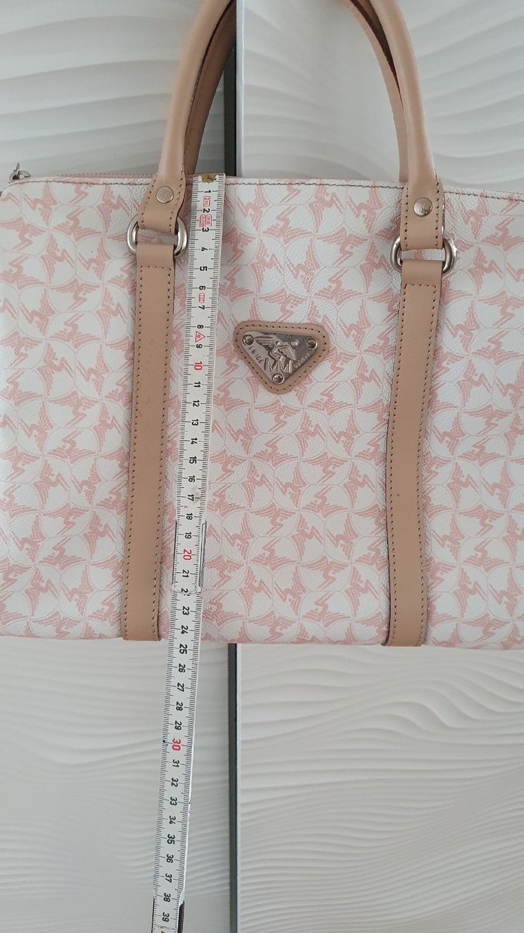 Maison Mollerus Borse da donna: Mollerus Handtasche rosa/weiss Top! – Usato da Laufenburg venduto da megane1959 1