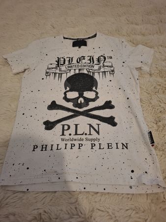 Philipp Plein T-shirt Tête de Mort Strass - Taille S