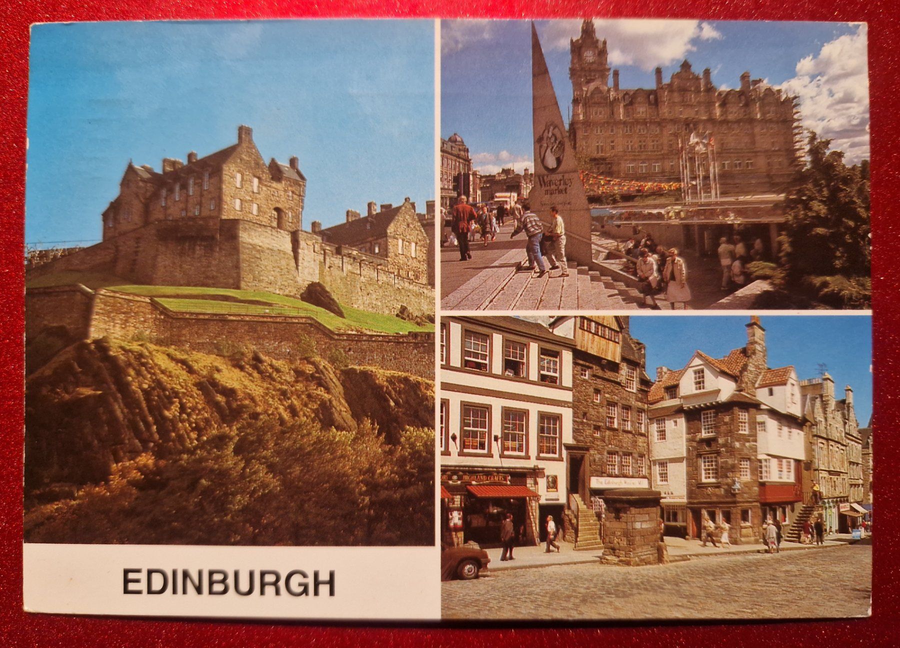 Cartoline postali: Edinburgh Schottland 1995 – Usato da Melchnau venduto da Arthurius