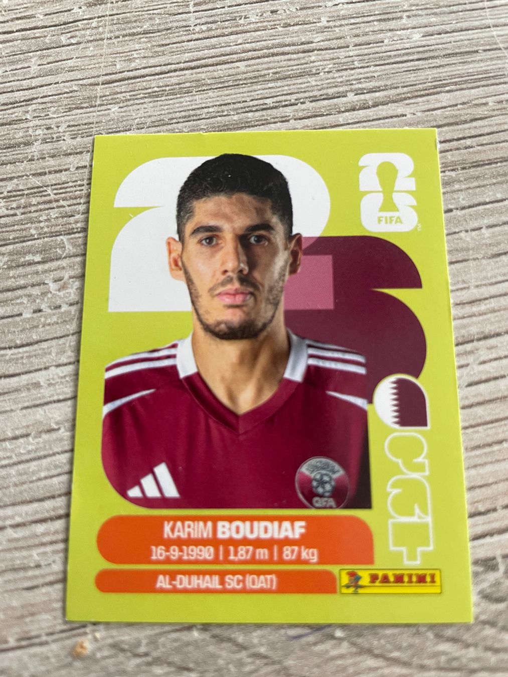Panini Sammelbilder & Trading cards: Panini Sticker- Karim Boudiaf – Gebraucht aus Neftenbach von Justine76