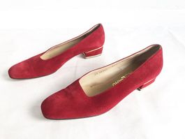 Salvatore Ferragamo Red Elegant Shoes