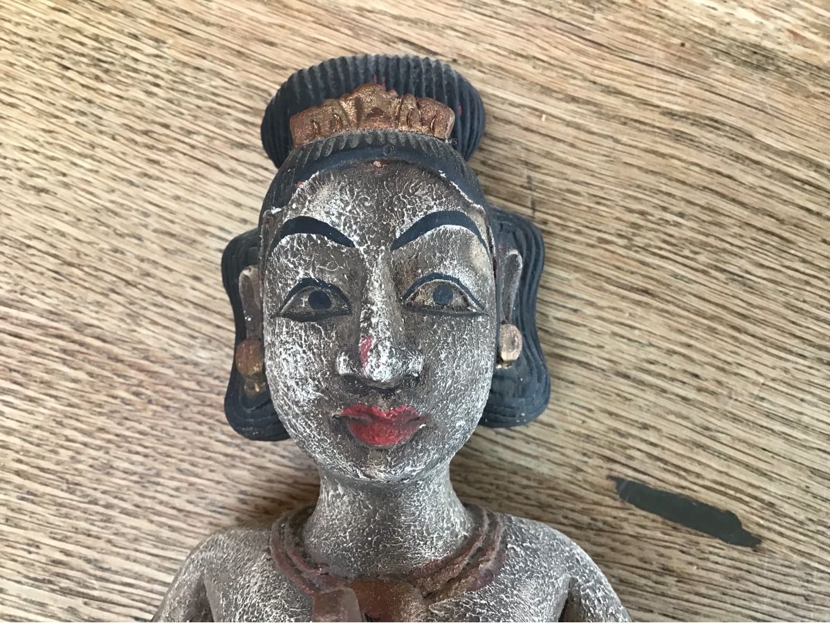 Statuette: Zwei Holzfiguren, Asien – Usato da Rodersdorf venduto da trueegg 6